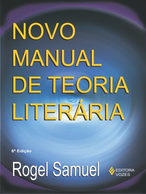 cover image of Novo manual de teoria literária
